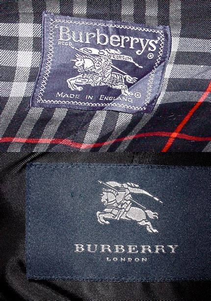 burberry label guide|authentic Burberry labels.